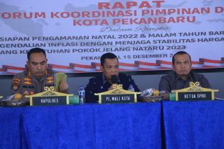 Pj Wali Kota Pekanbaru Imbau Masyarakat Antisipasi Kerumunan Selama Nataru