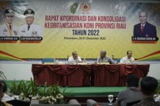 KONI Riau Solidkan Organiasi untuk Pembinaan Atlet Berprestasi