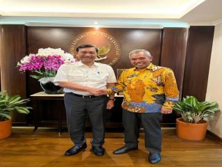 Menko Marves Luhut Binsar Dukung Produk Patin dan Padi IPAT BO
