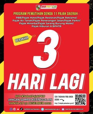 Ingat! Program Pemutihan Denda Pajak Tersisa 3 Hari
