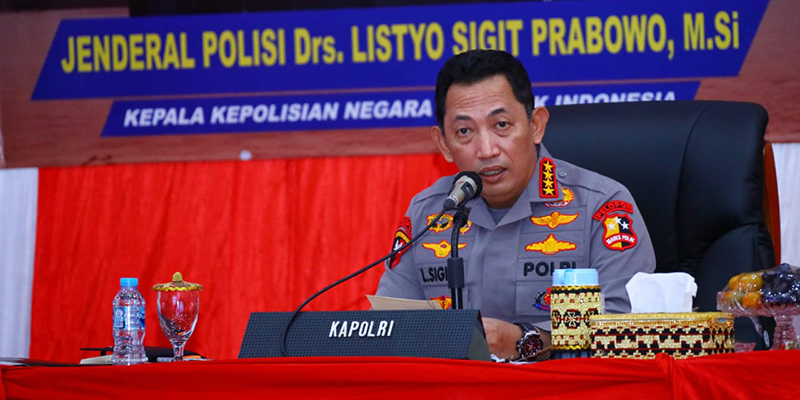 Kapolri: Tahun 2022 Kasus Judi Naik 1.023 Perkara