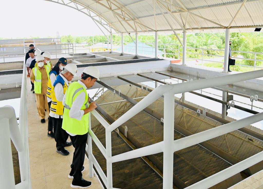 Diresmikan Jokowi, Nilai Investasi SPAM Durolis di Rokan Hilir Capai Rp396,6 Miliar