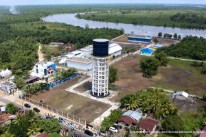 Presiden Jokowi Resmikan SPAM DUROLIS di Rokan Hilir