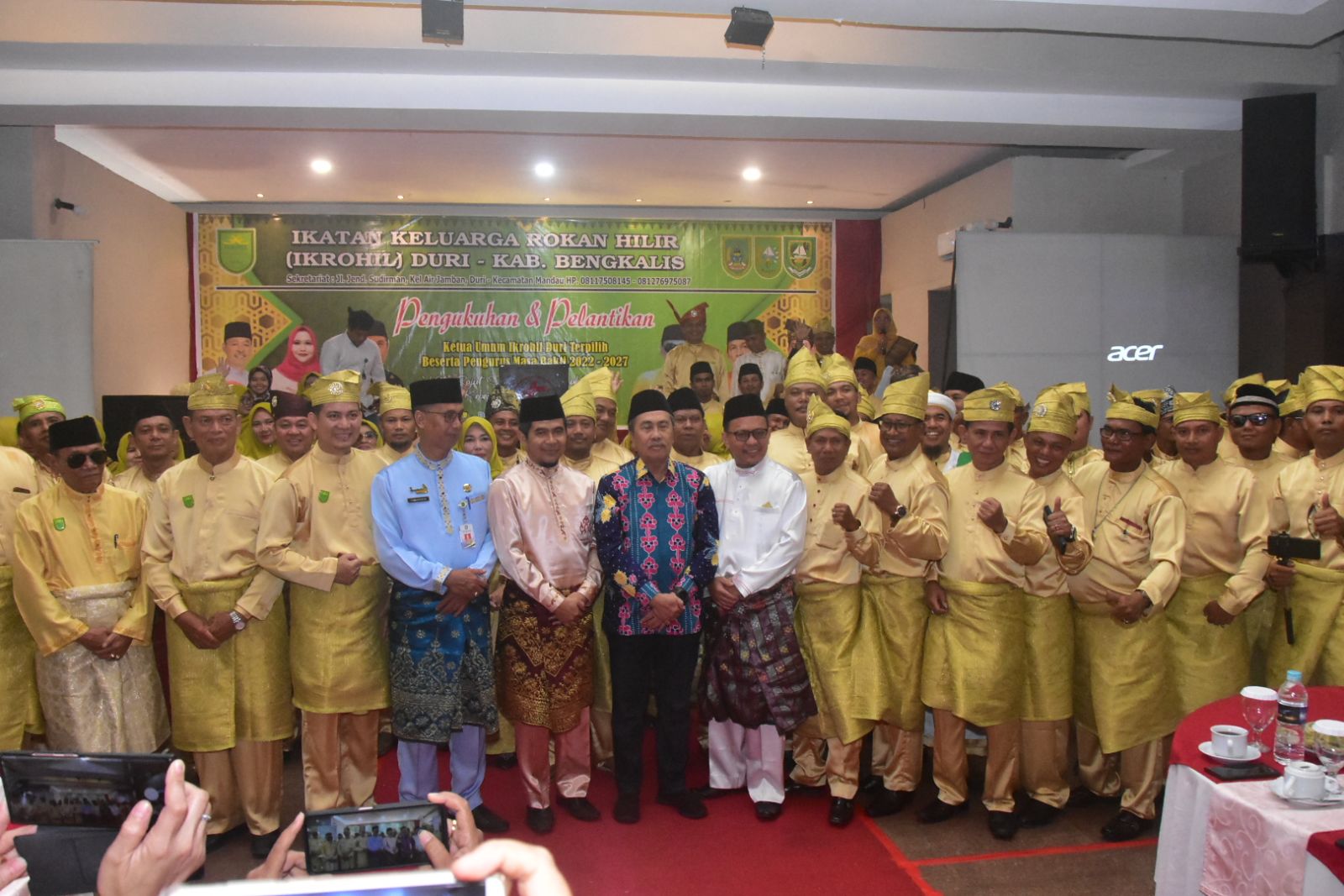 Hadiri Pengukuhan Ikrohil Duri, Bupati Bengkalis Harapkan Sebagai Pemersatu Negeri Junjungan
