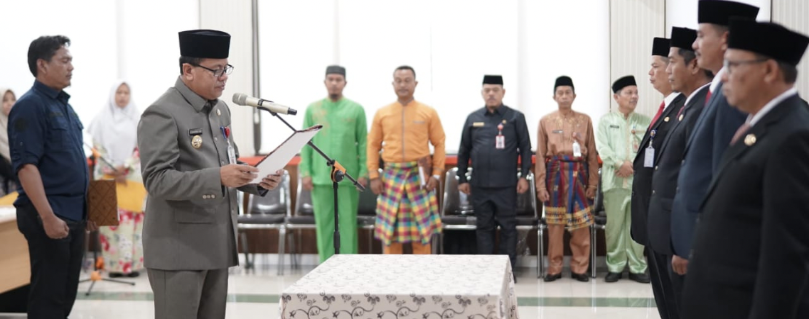 Plt Bupati Lantik Pejabat Eselon III Pemkab Kuansing