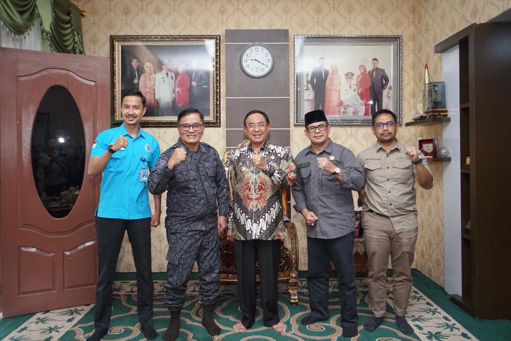 Bupati Inhil Terima Kunjungan Kerja Kepala BNNK Kuansing