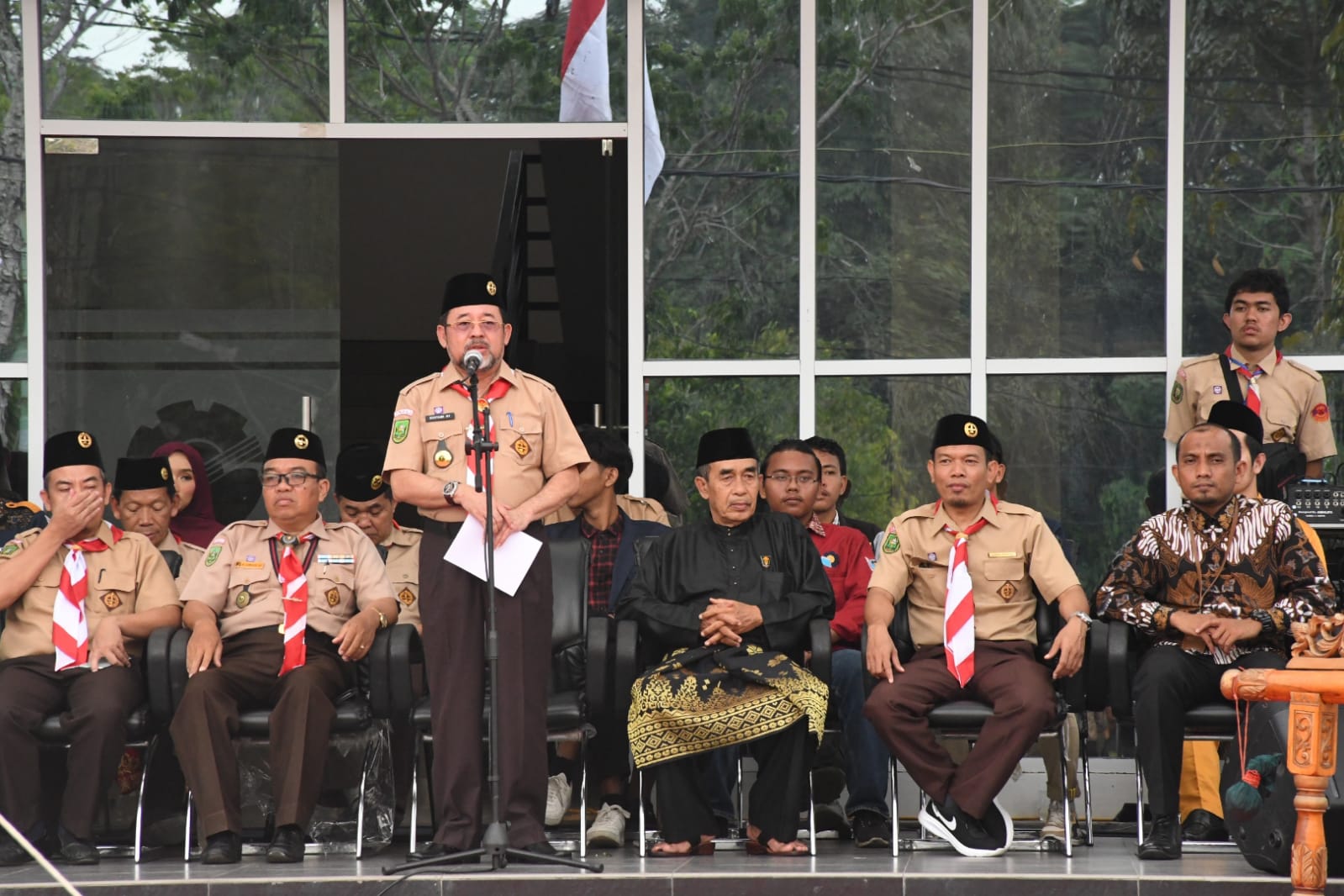 Sekda Bengkalis Buka Kemah Budaya II Tingkat Penggalang dan Penegak Se-Provinsi Riau