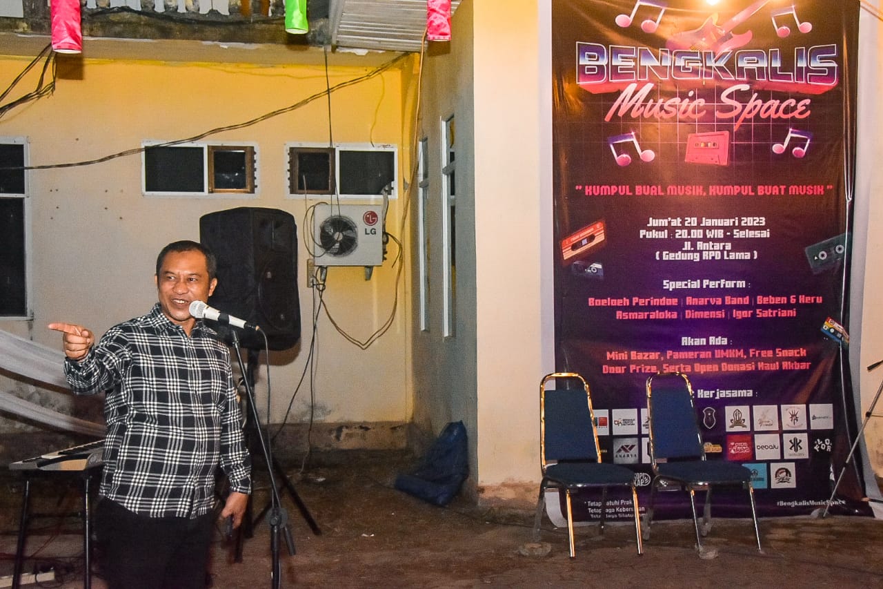 Wabup Resmikan Pemakaian Gedung RPD sebagai Wadah Bengkalis Music Space