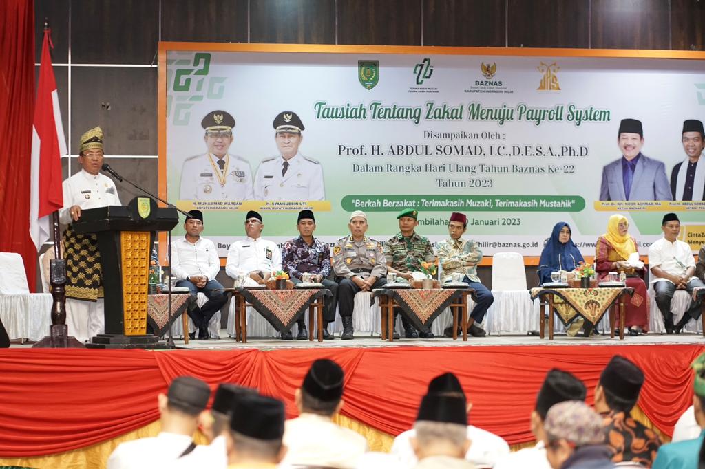 Hadirkan UAS, Bupati Wardan Berharap Potensi Zakat Inhil Bisa Dimaksimalkan