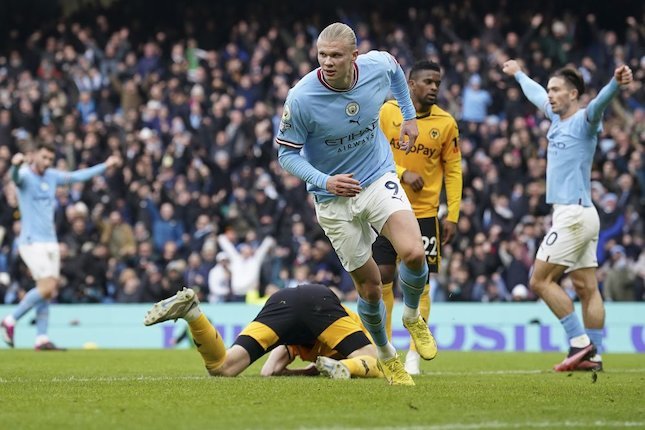 Erling Haaland Hattrick, Manchester City Sikat Wolverhampton