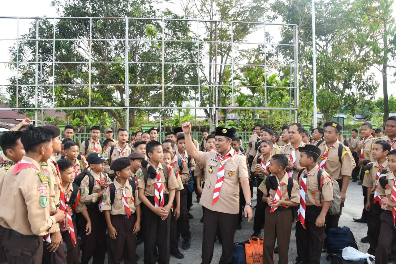 Wabup Bagus Pimpin Upacara Perkemahan Akbar di PMNH