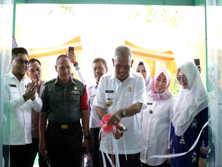 Pj Bupati Kampar Resmikan UGD 24 Jam Puskesmas Kuok, dan Apresiasi TPPS Stunting KamparÂ