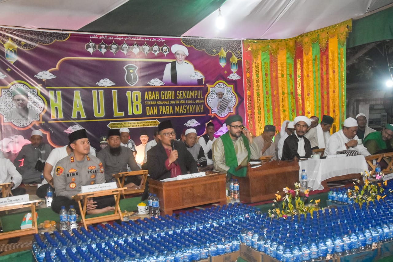 Wabup Bengkalis Hadiri Haul ke 18 Abah Guru Sekumpul