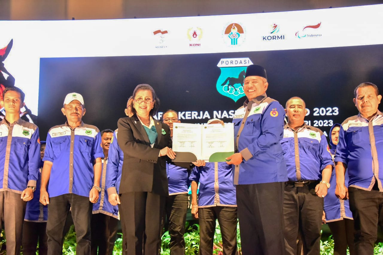 Bupati Siak Alfedri Resmi Jabat Ketua PORDASI Provinsi Riau