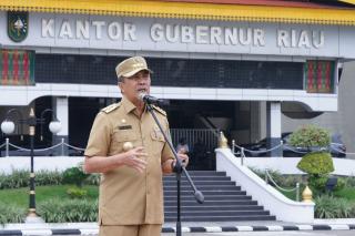 Pimpin Apel Pagi di Tahun 2023, Ini Arahan Tegas Gubernur Riau