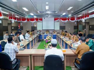 Pemda Kampar Lakukan Rakor Pelaksanaan Kegiatan Revitalisasi Embung Danau Bokuok