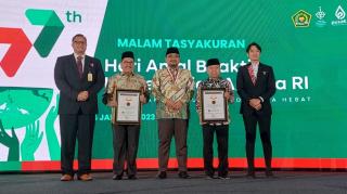 Survei IPMB Kemenag Tercatat di Museum Rekor Indonesia