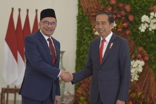 Presiden Jokowi Sambut Kunjungan Kenegaraan PM Anwar Ibrahim di Istana Bogor