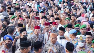 Ribuan Masyarakat Hadiri Tablig Akbar Ustadz Abdul Somad di Bagansiapiapi