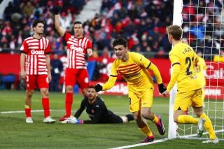 Menang Tipis atas Girona, Barcelona Kokoh di Puncak