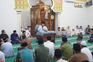 Wagubri Edy Natar Hadiri GSSB ke-100 di Masjid Al-Iman Kecamatan Tualang Siak