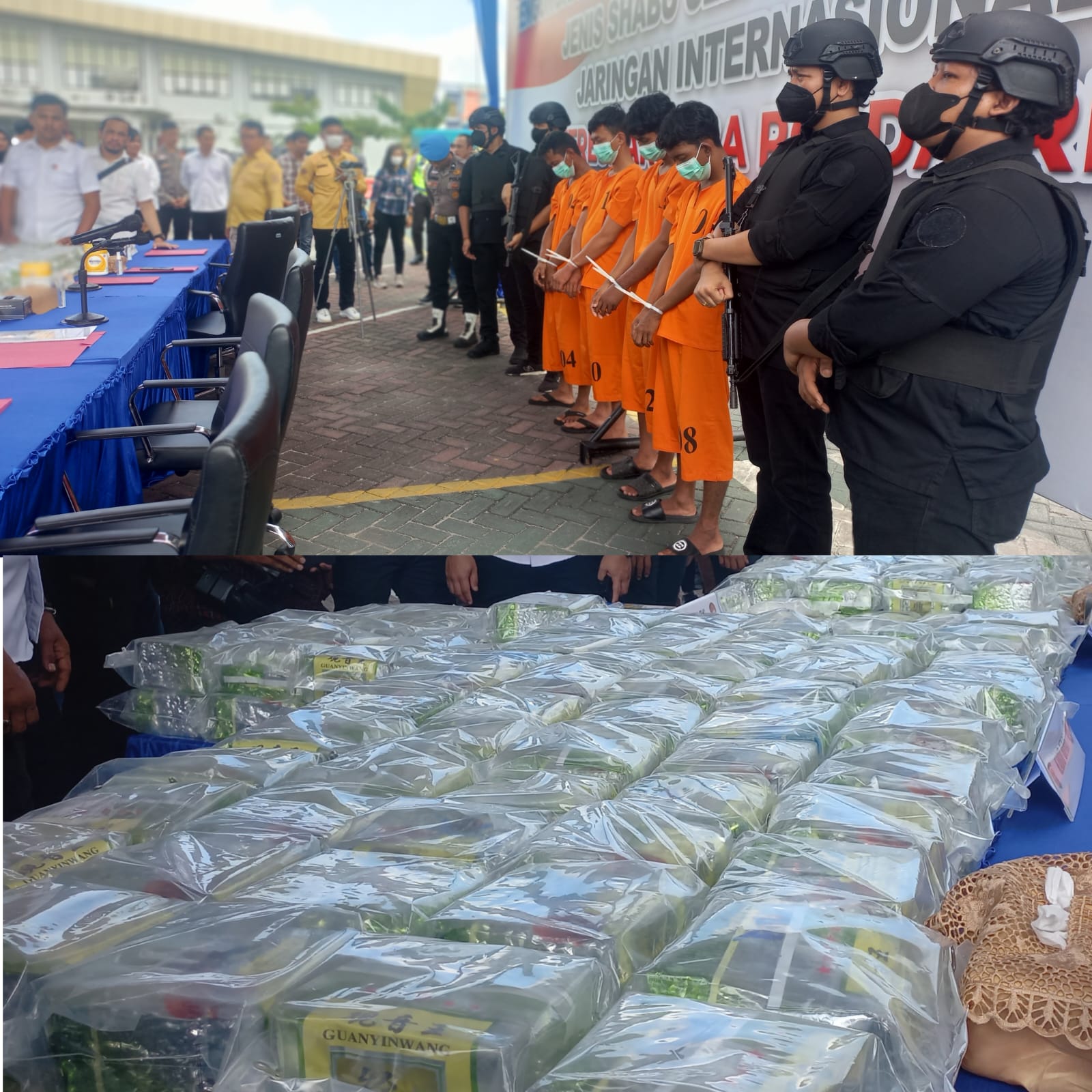 Polda Riau Amankan Sabu 276 Kg Jaringan Internasional, 1 Pelaku Tewas Tertembak