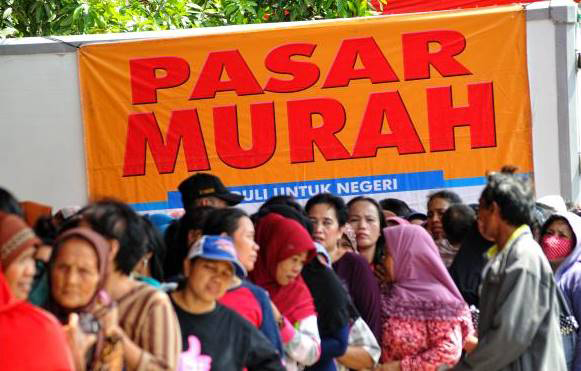 Pagi Ini, Disketapang Gelar Pangan Murah di Cut Nyak Dien Pekanbaru