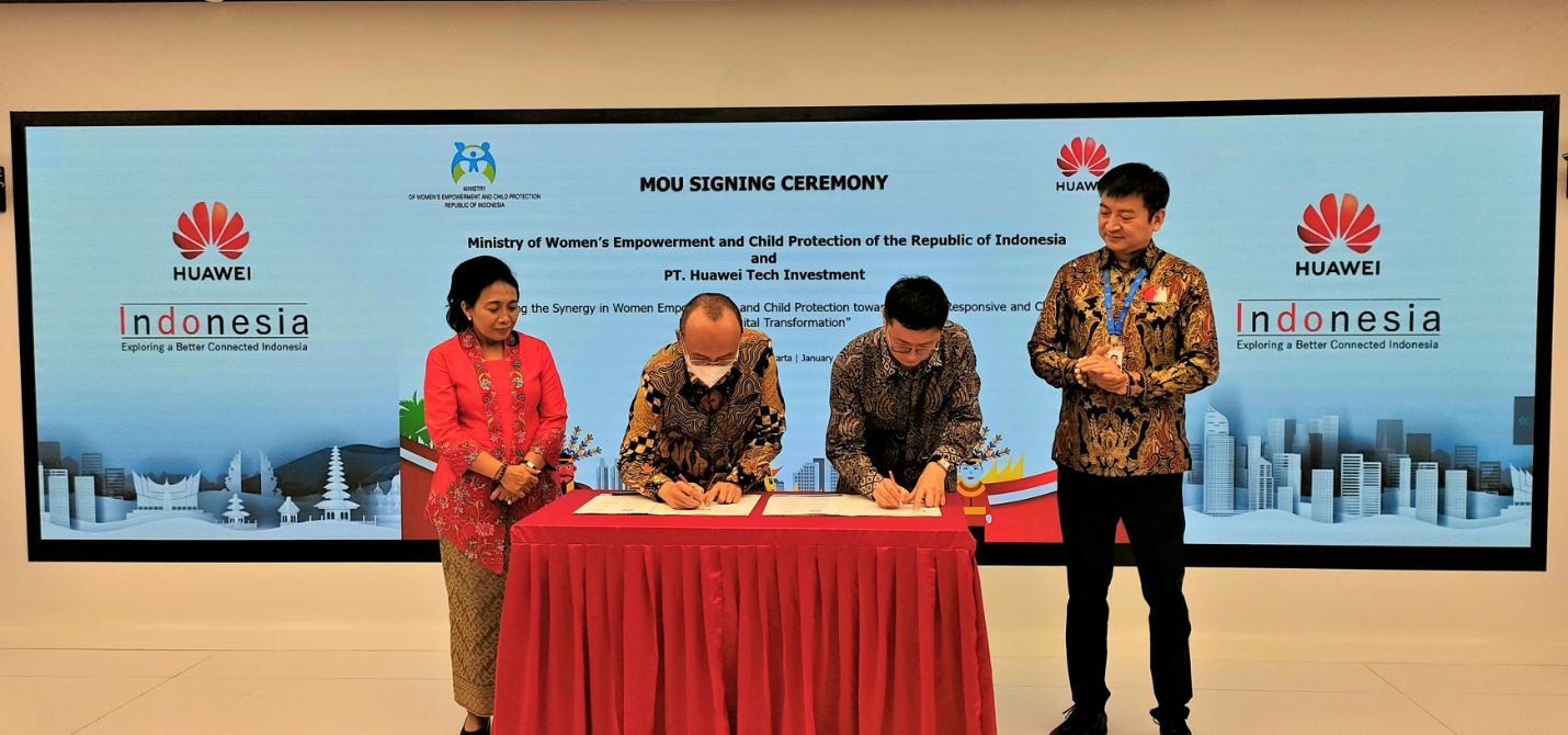 Kementerian PPPA dan Huawei Indonesia Galang Sinergi Cetak Talenta dan Pemimpin Digital Perempuan