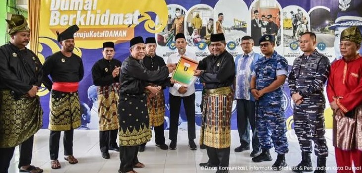 Disaksikan Wali Kota Dumai, LAM Riau Tunjuk Datuk H. Zamhur Eghab Sebagai Ketua DPS LAM Kota Dumai