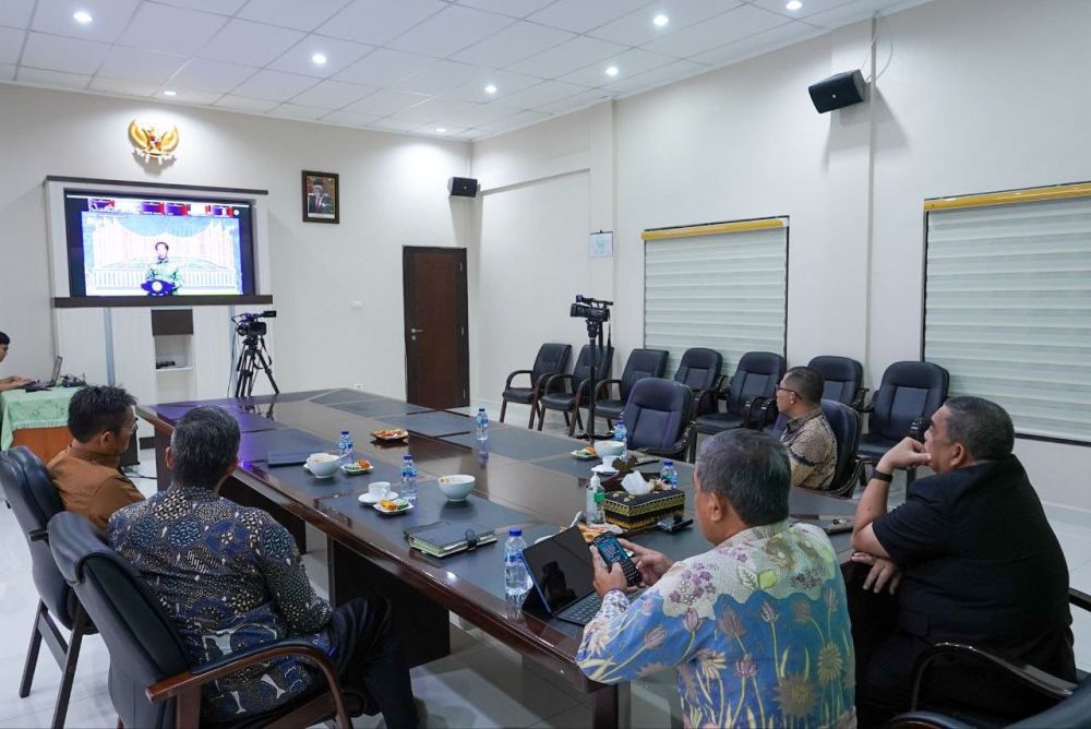 Wagubri Ikuti Pertemuan Tahunan Industri Jasa Keuangan 2023 Secara Virtual