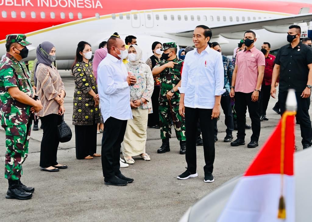 Presiden Jokowi dan Ibu Iriana Kunjungan Kerja ke Sumatra Utara