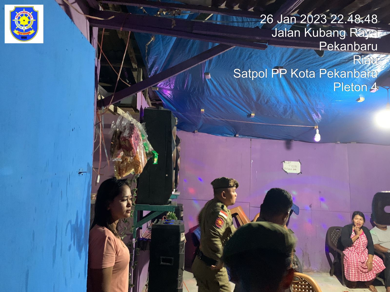 Satpol PP Pekanbaru Minta Warung Remang-remang di Kubang Raya Tak Beroperasi