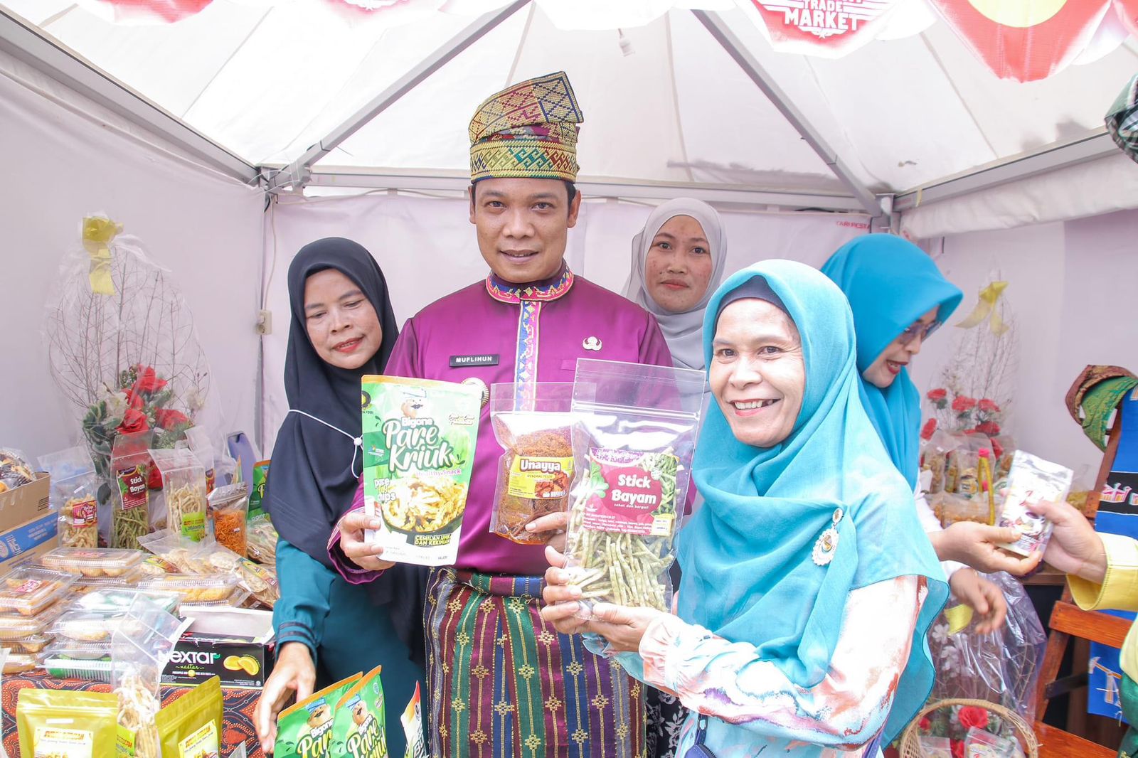 Pj Wali Kota Tinjau Bazar MTQ Tingkat Pekanbaru tahun 2023