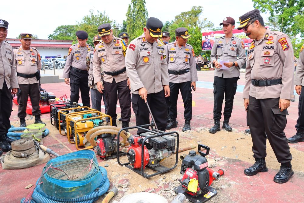 Petugas Bersiaga untuk Penanggulangan Karhutla di Inhu