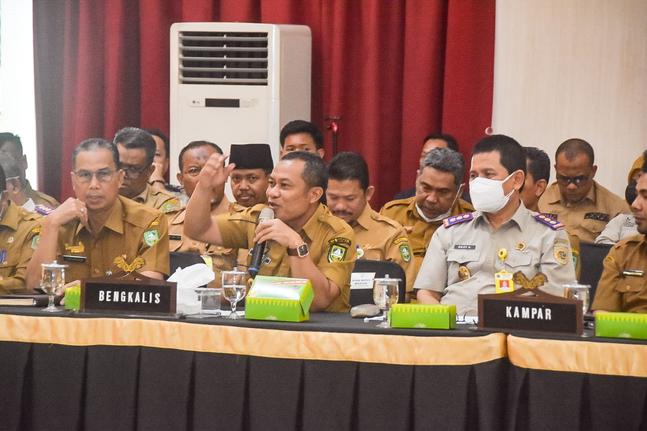 Bakal Dapat 3.740 ha Lebih, Wabup Ikuti Rakor Pelaksanaan Program TORA se Riau