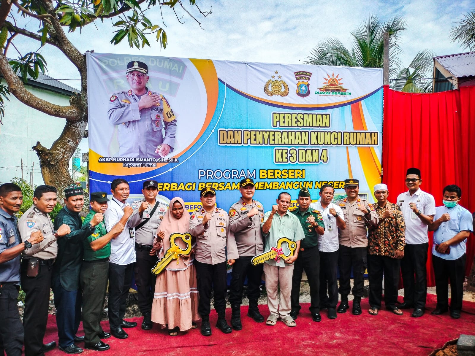Polres Dumai Resmikan Program Berbagi Bersama Membangun NegeriÂ