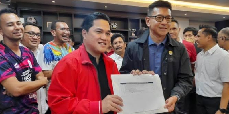 Dekat dengan Pilpres, Jabatan Erick Thohir di PSSI Bisa Timbulkan Perdebatan