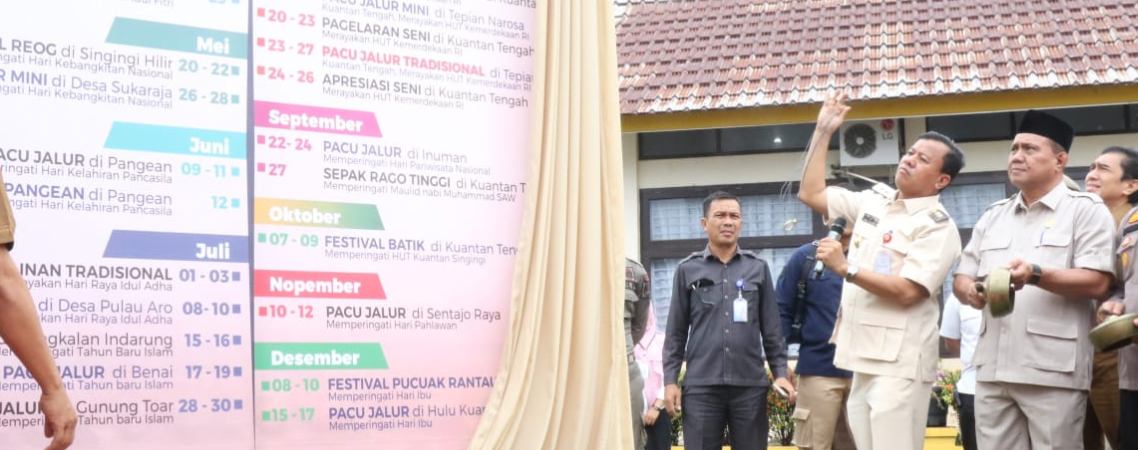 Plt Bupati Launching Kalender Ivent Pariwisata Kuansing 2023