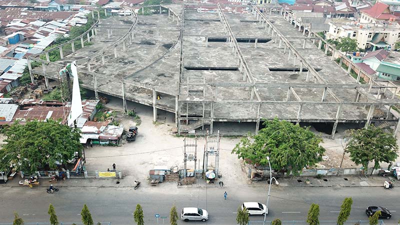 Pemko Pekanbaru Komit Lanjutkan Pembangunan Pasar Cik Puan