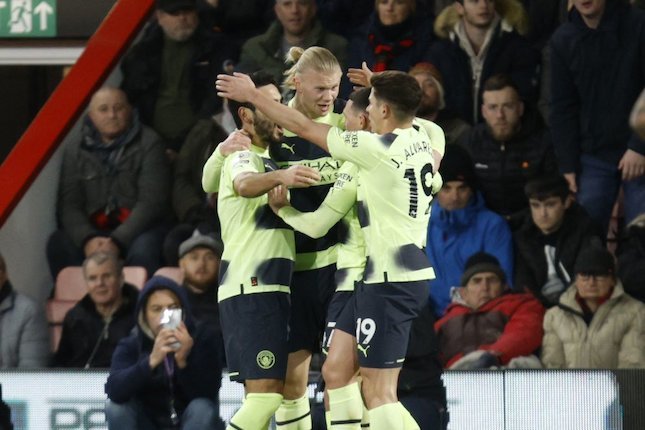 Premier League: Bournemouth Takluk dari Manchester City dengan Skor 1-4