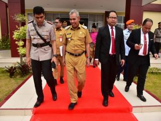 Pj Bupati Kampar Hadiri Pembukaan Diktuba SPN Polda Riau di Kecamatan TambangÂ 