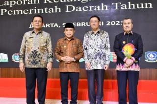Gubernur Syamsuar Hadiri Entry Meeting Pemeriksaan Laporan Keuangan BPK RI