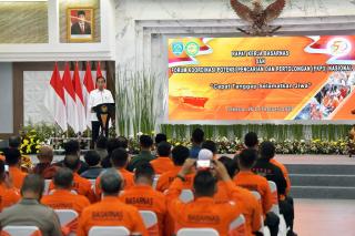 Presiden Jokowi Sapa Tim INASAR di Turki Lewat Panggilan Video