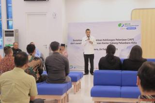 Pj Wali Kota Resmikan Ruang Layanan Modern BPJS Ketenagakerjaan