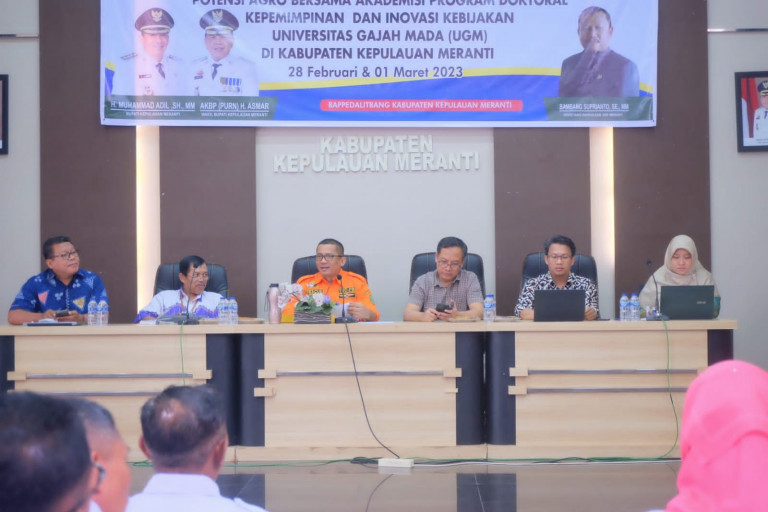 Diskusi Membangun Meranti, Pemkab Undang Akademisi UGM