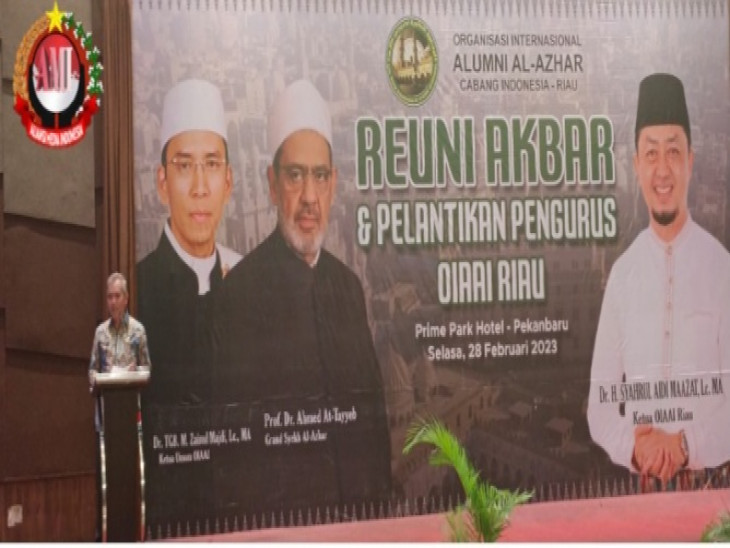 Pj Bupati Kampar Hadiri Reuni Akbar Dan Pelantikan Pengurus OIAAI Riau