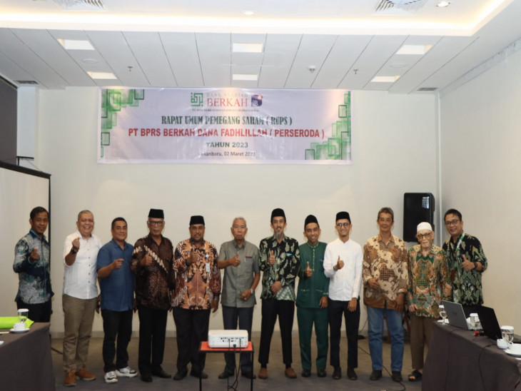 Asisten II Setda Kampar Hadiri RUPS BPRS Berkah Dana Fadhillah