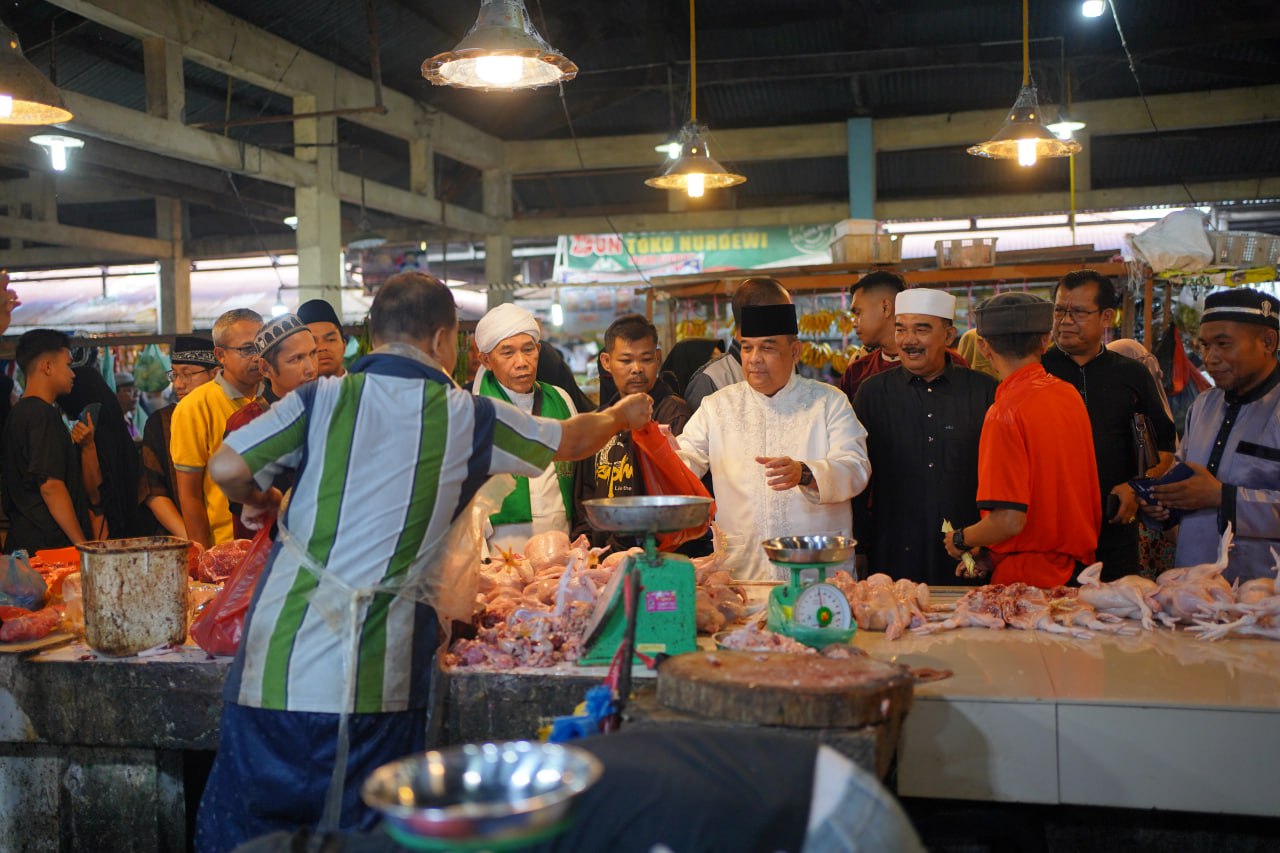 Wagubri Edy Natar Sambangi Pasar Ulul Albab Kampar