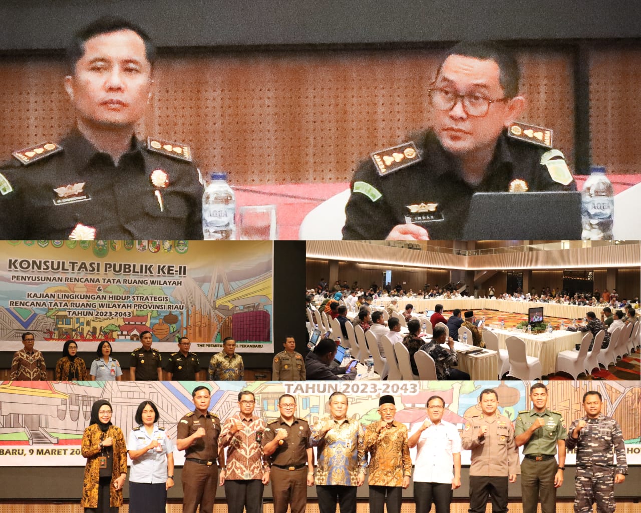 Asintel dan Aspidsus Kejati Riau Hadiri Konsultasi Publik Penyusunan RTRW Provinsi Riau