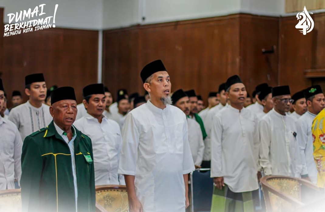 Hadiri Pengukuhan Pengurus Nadhlatul Ulama, Wali Kota Dumai Minta Doa Kaum Nahdliyin